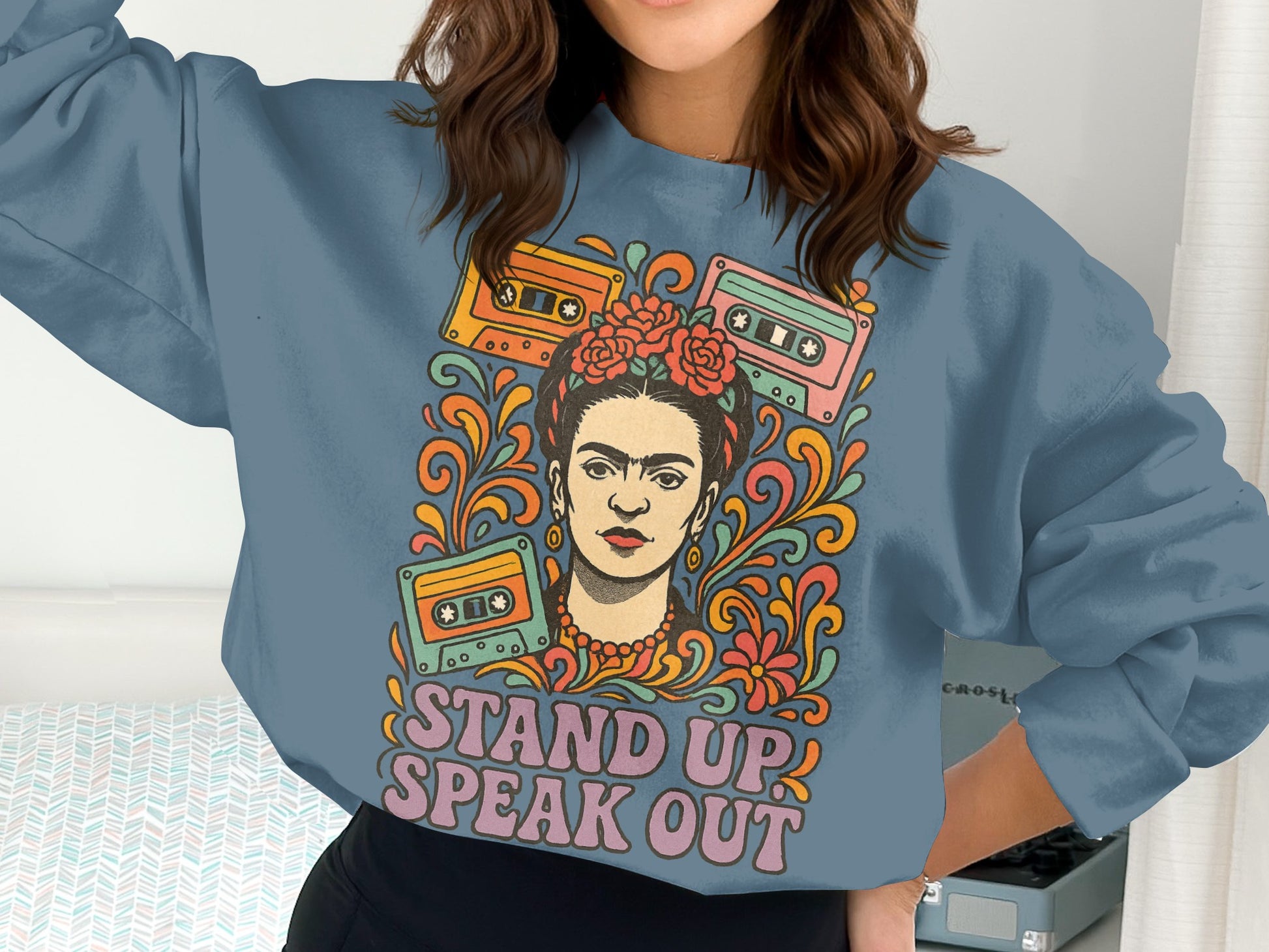 Stand Up Speak Out Graphic Sweatshirt Design