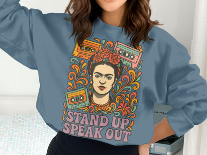 Stand Up Speak Out Graphic Sweatshirt Design