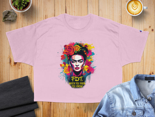 Colorful Artistic Frida Kahlo Design Tee product type
