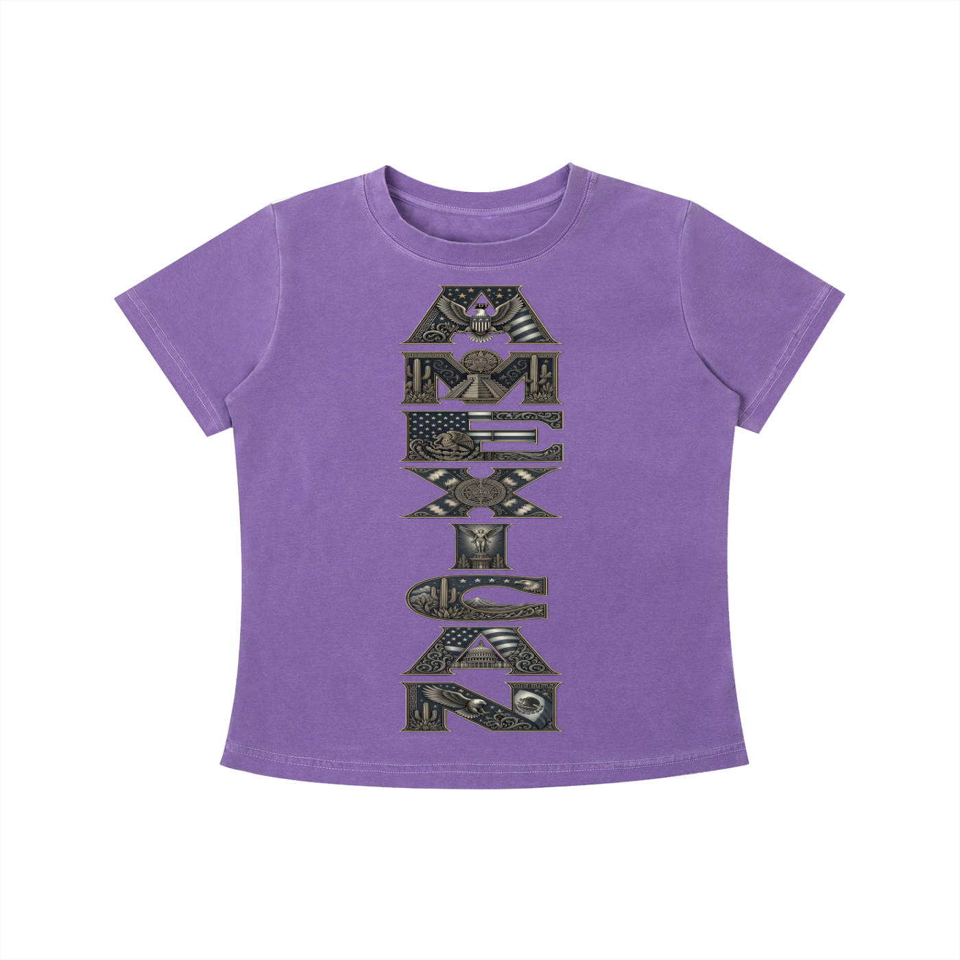 AMEXICAN Vintage Wash Slim Fit T-shirt