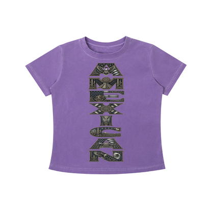AMEXICAN Vintage Wash Slim Fit T-shirt