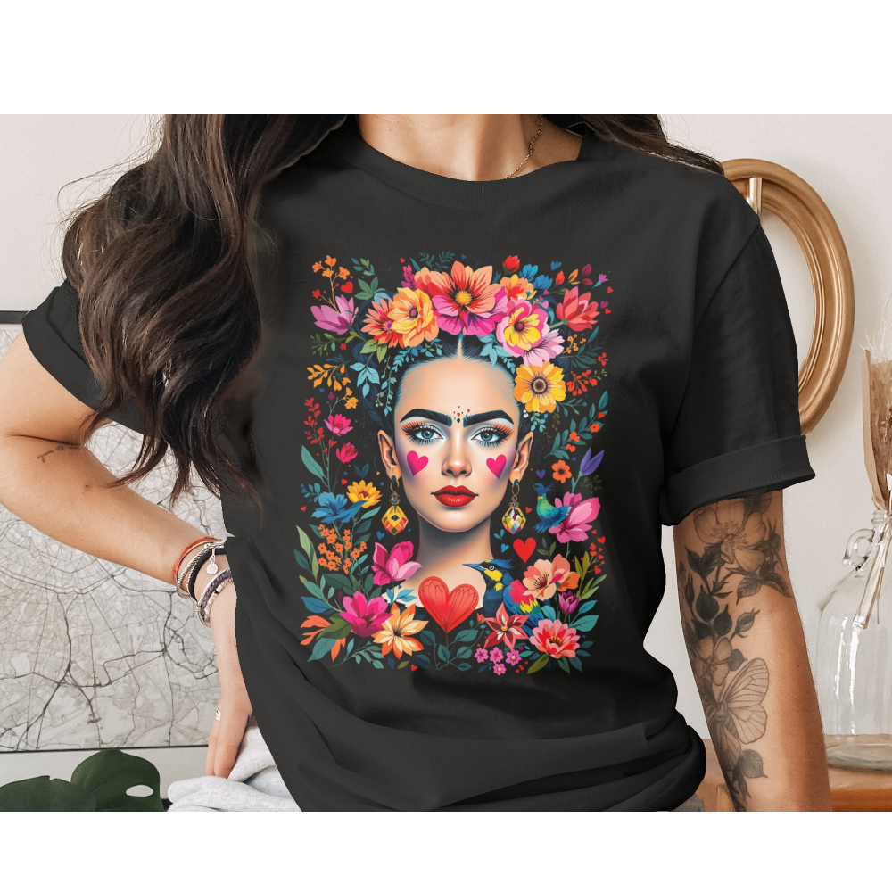 Vibrant Flower Crown Woman Art Design product type