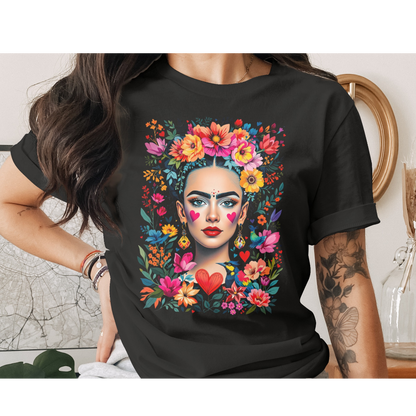 Vibrant Flower Crown Woman Art Design product type