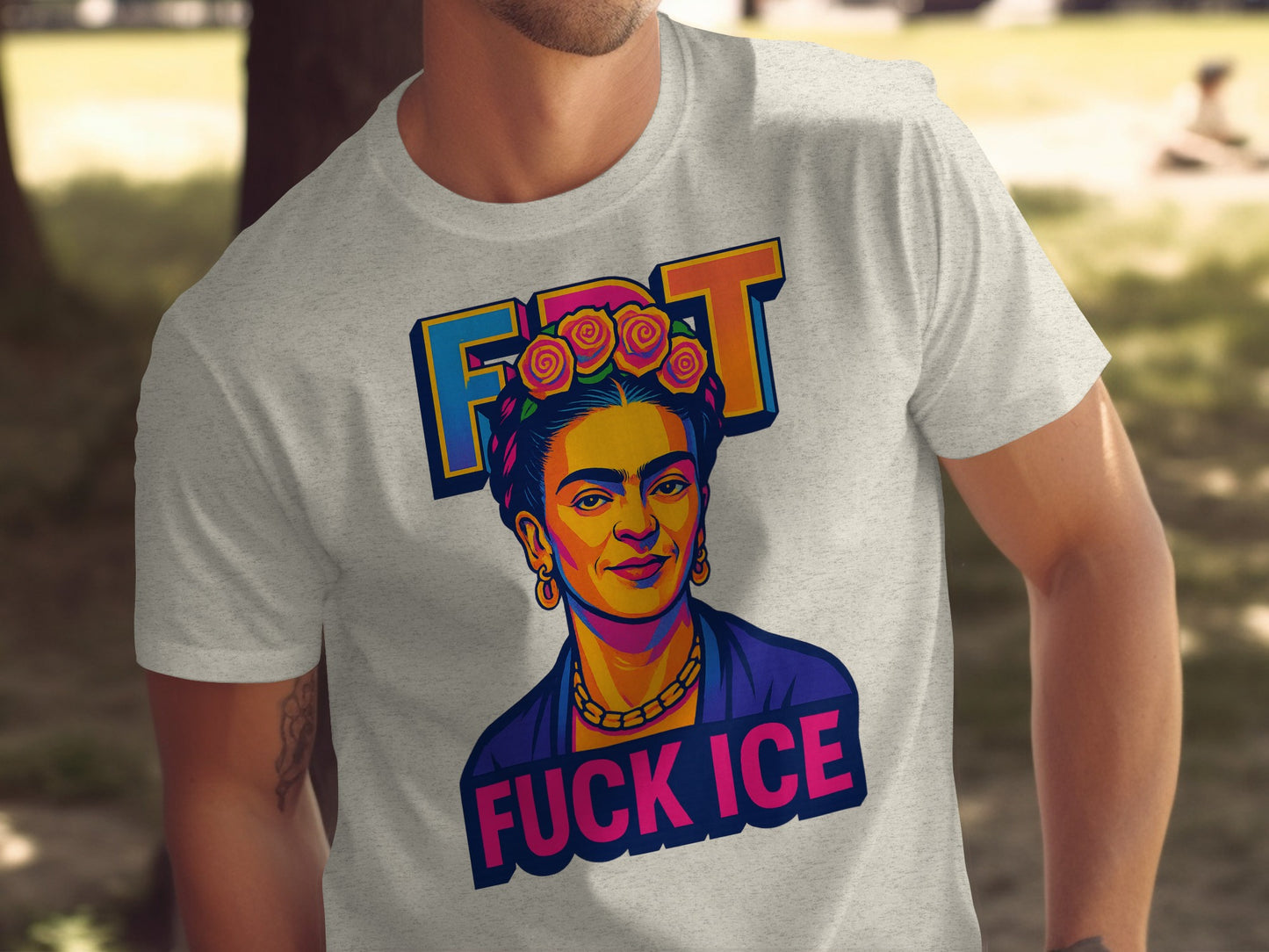 FDT Fuck ICE Graphic Print T-shirt product type