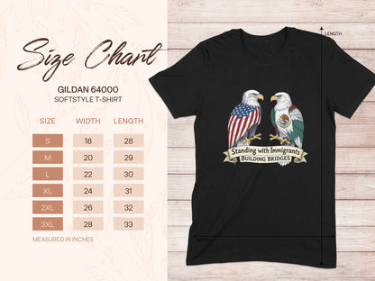 Standing with Immigrants Building Bridges T-Shirt product