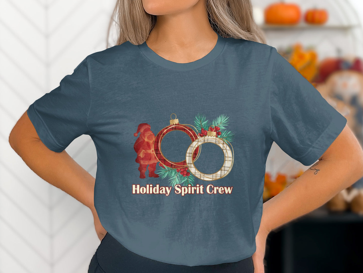 Holiday Spirit Crew Festive Apparel Collection
