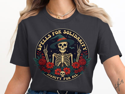 Spells for Solidarity Dignity for All graphic product