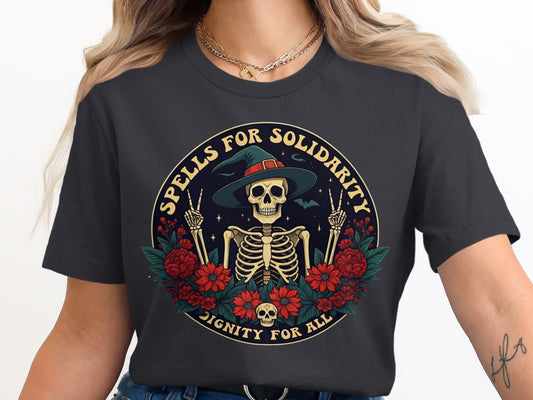 Spells for Solidarity Dignity for All graphic product