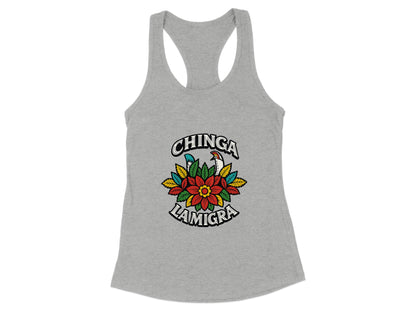 Chinga La Migra Graphic Women's Tank Top product