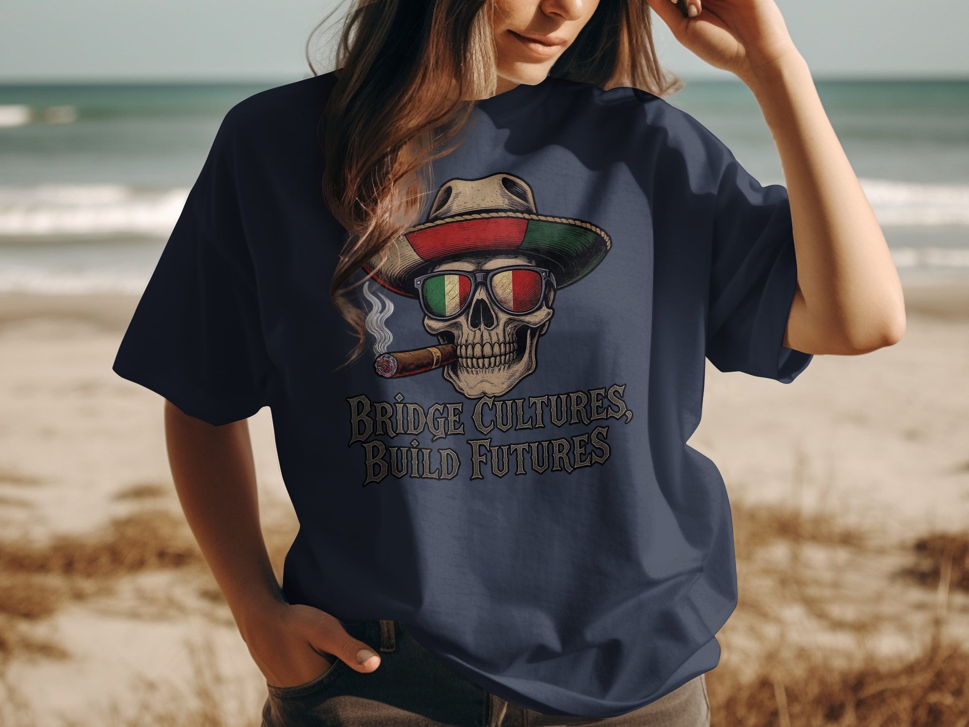 Bridge Cultures Build Futures Graphic T-Shirt product