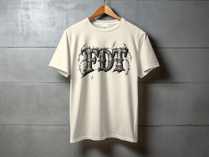 Edgy Graphic FDT Design Printed T-shirt product