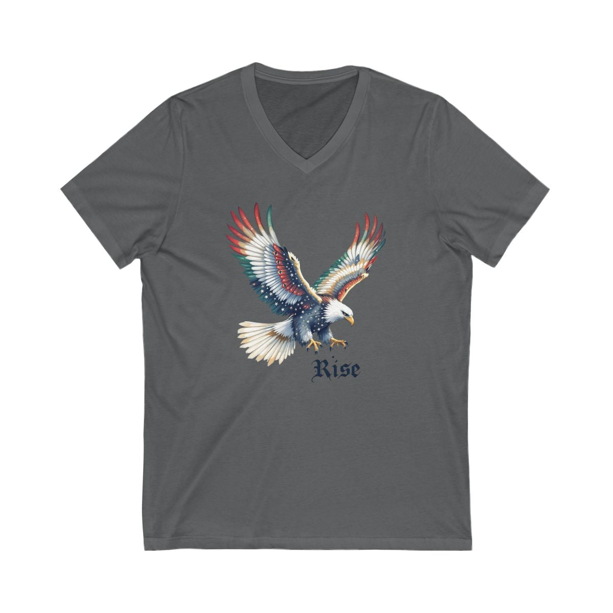 Rise Eagle Graphic V-Neck Tee Shirt product type