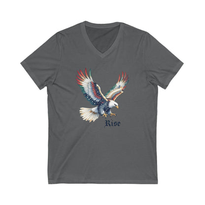Rise Eagle Graphic V-Neck Tee Shirt product type