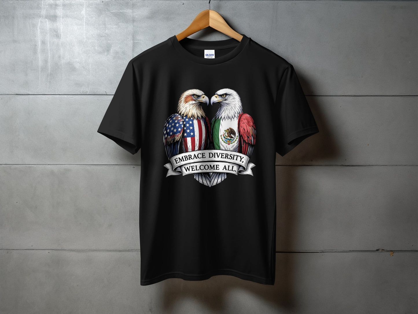 Embrace Diversity Welcome All Eagles Graphic T-Shirt product