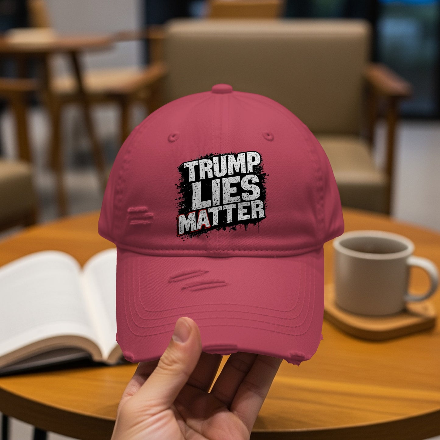 Trump Lies Matter Embroidered Adjustable Cap product
