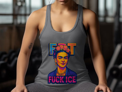 FDT Fuck ICE Creative Graphic Tank Top product