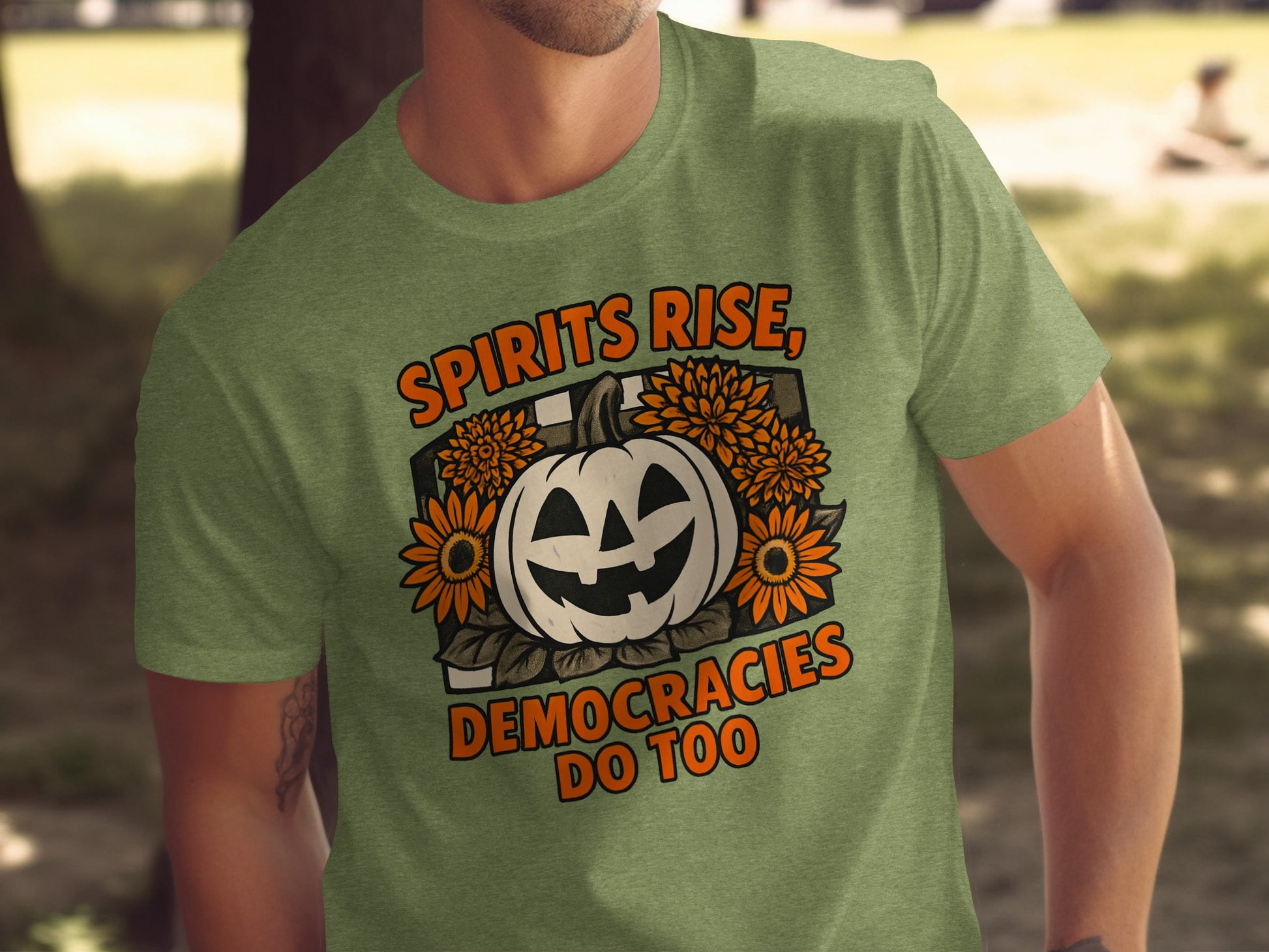 Spirits Rise Democracies Do Too Halloween product type
