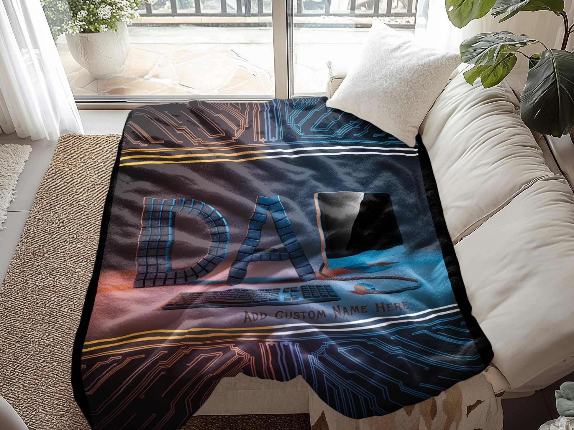 Customizable Digital Design Soft Throw Blanket product
