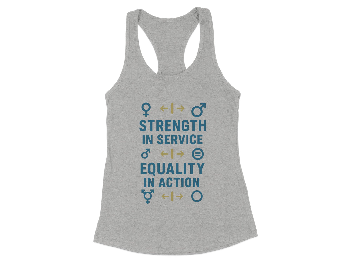 Strength in Service Equality in Action Tank Top