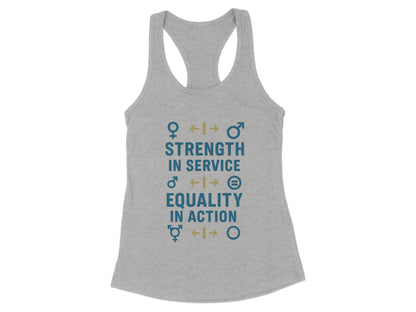 Strength in Service Equality in Action Tank Top