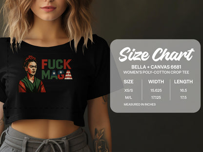 Frida Kahlo Art Graphic Women's Crop Tee product