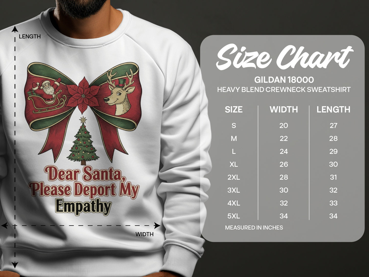 Dear Santa Please Deport My Empathy sweatshirt