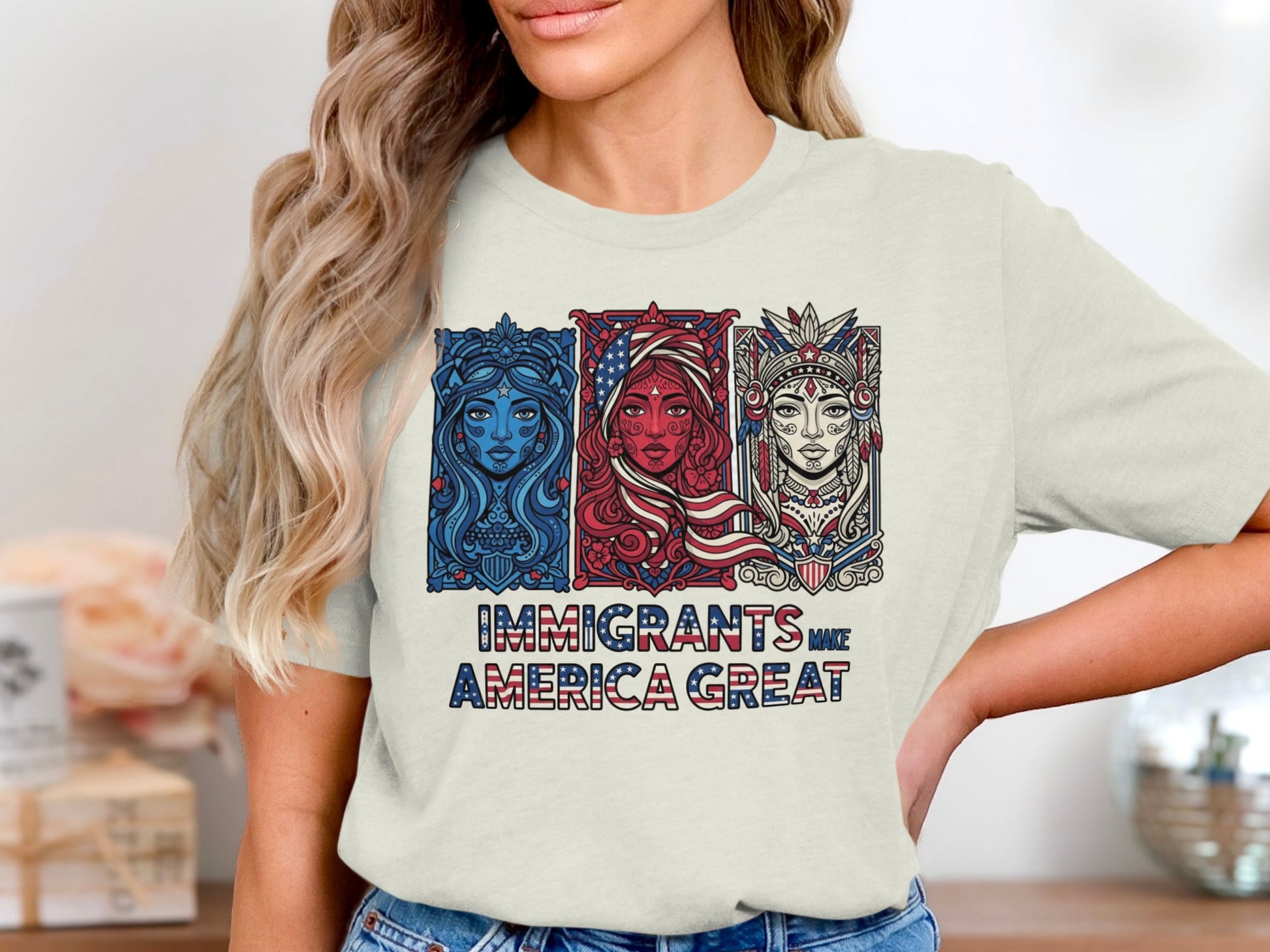 Immigrants Make America Great Graphic Tee