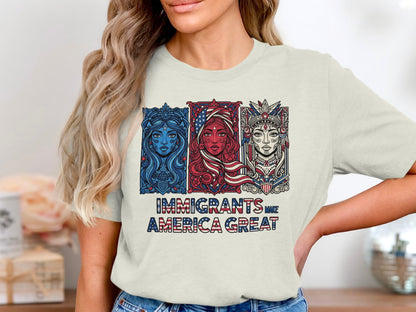 Immigrants Make America Great Graphic Tee