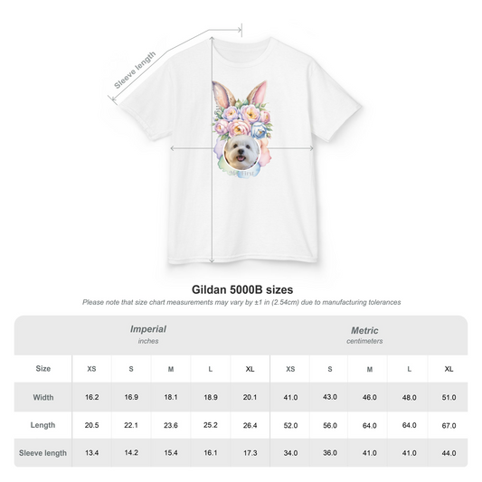 Custom Image Easter Tee, Personalized Image, My First Easter Shirt, Kids Heavy Cotton™ Tee