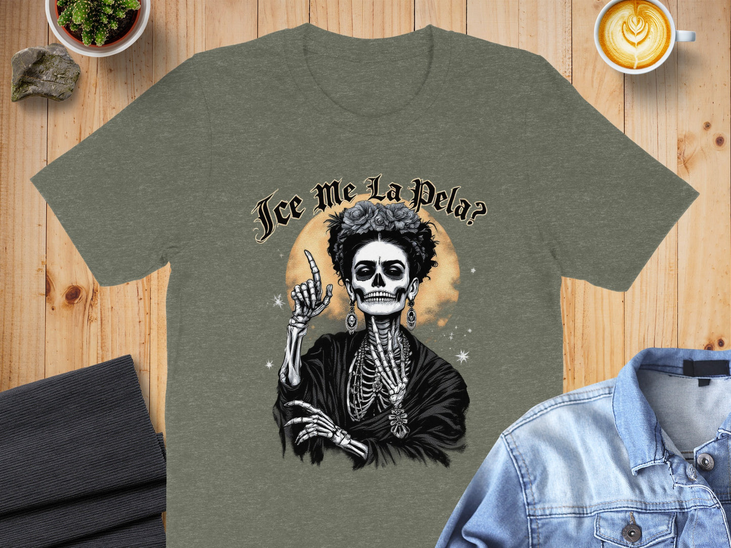Ice Me La Pela Skeleton with Jewelry T-shirt product