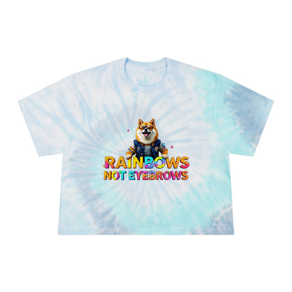 Pride Crop Top Women's Tie-Dye Crop Tee