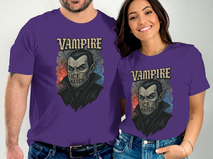 Vampire Ice Watch Graphic Tee Matching Couple Product