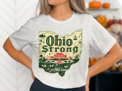 Ohio Strong Not Maga Wrong Graphic Tee product