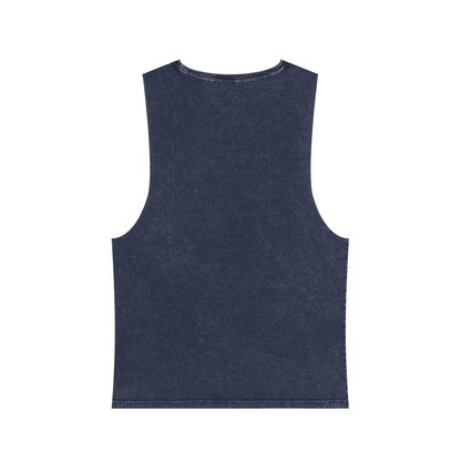 Pride Graphic Unisex Stonewash Tank Top - 'Straight But Not Narrow'