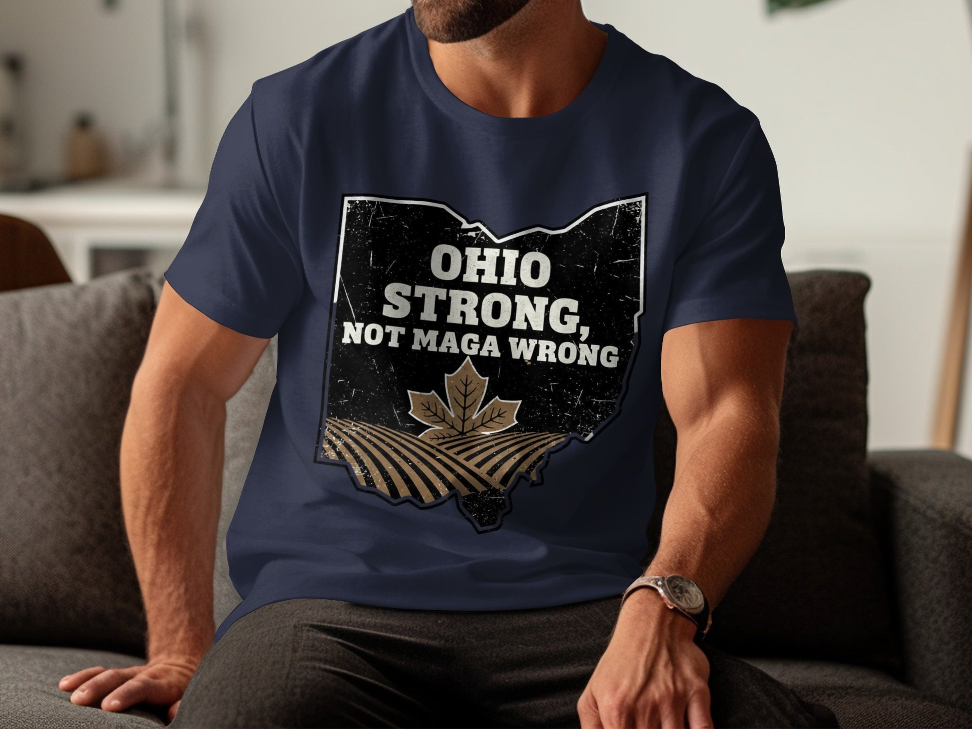 Ohio Strong Not MAGA Wrong Ohio State Tee product