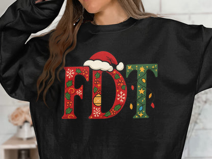 FDT Christmas Themed Sweatshirt for Holiday Season