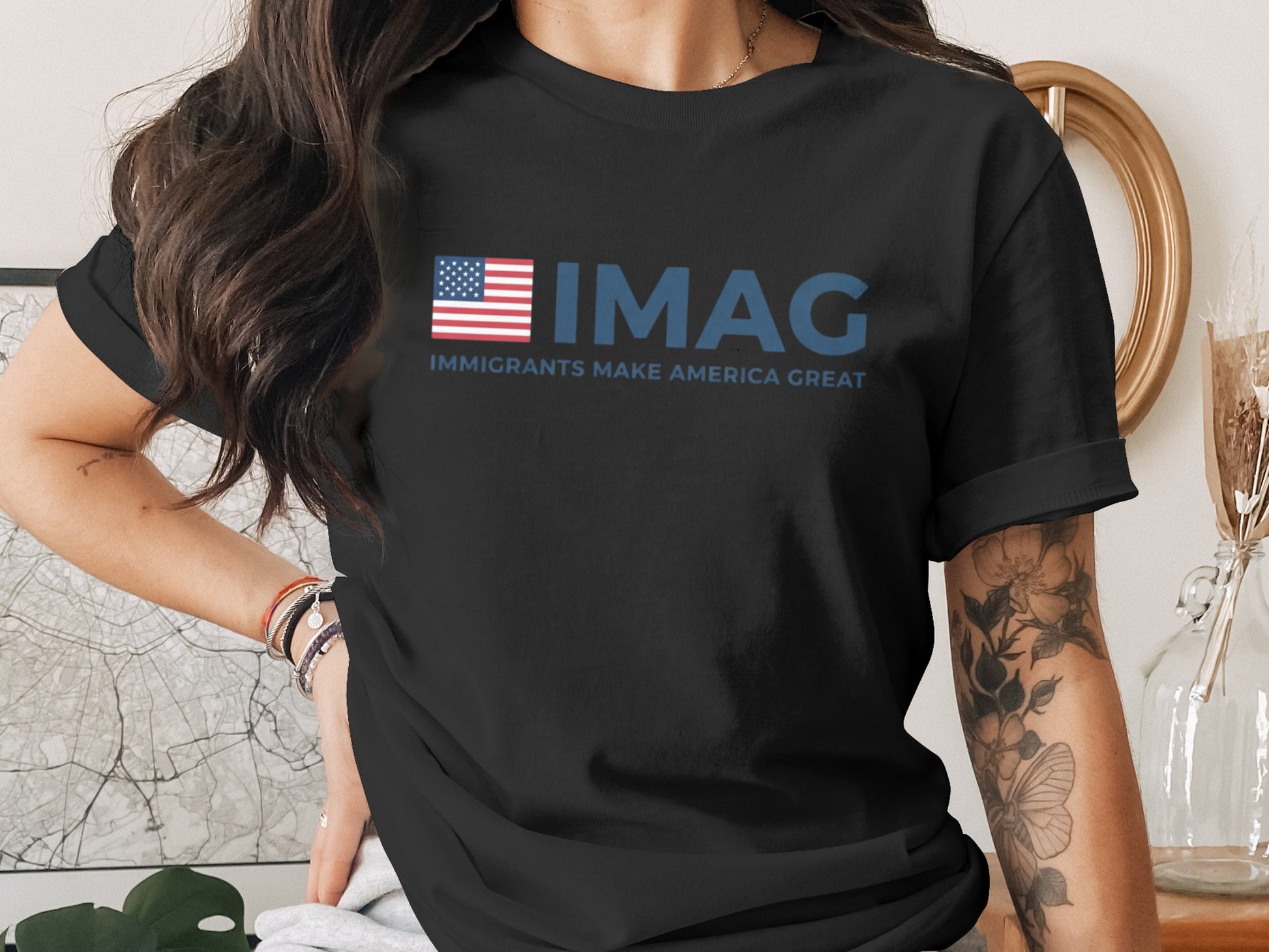 IMAG Immigrants Make America Great T-shirt product
