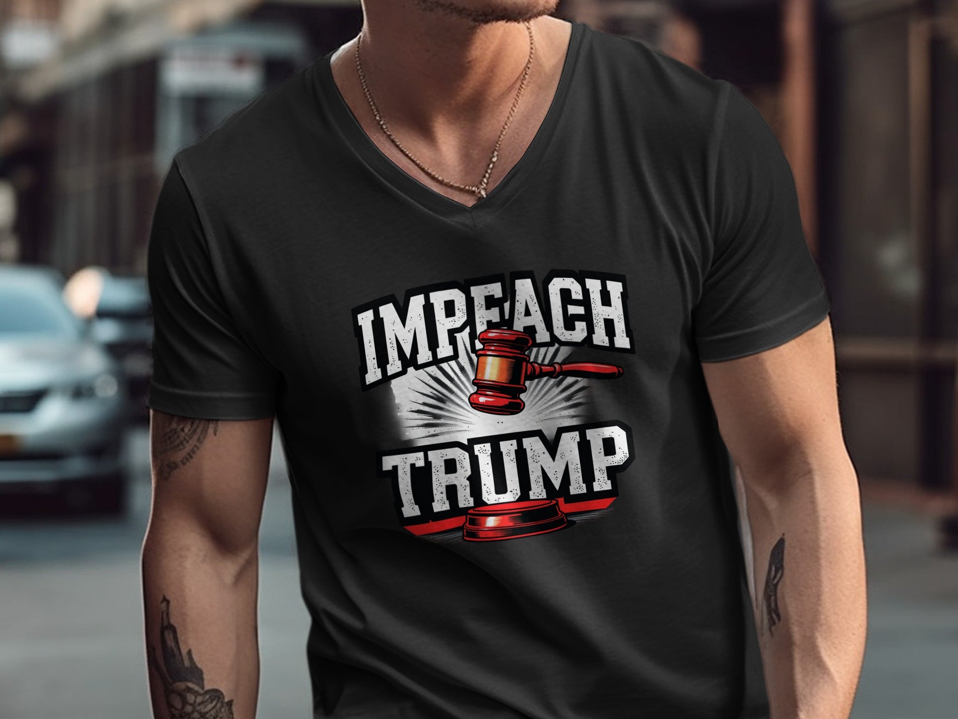 Impeach Trump Graphic Design Statement Product