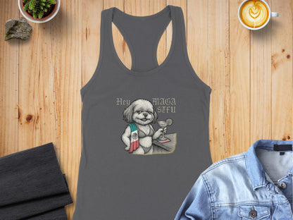 Funny Hey MAGA Stuff Graphic Women's Tank Top product type