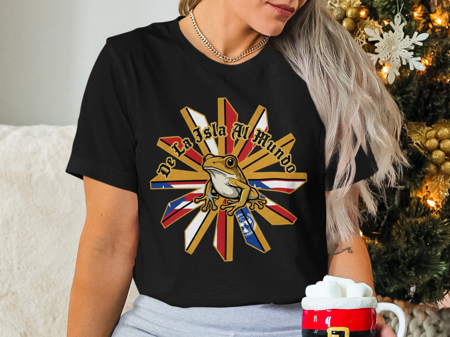 Unique De La Isla Al Mundo Graphic Shirt