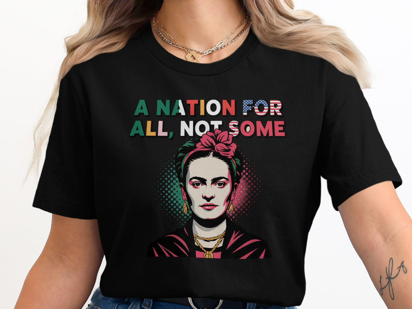 A Nation For All Not Some Graphic Tshirt product