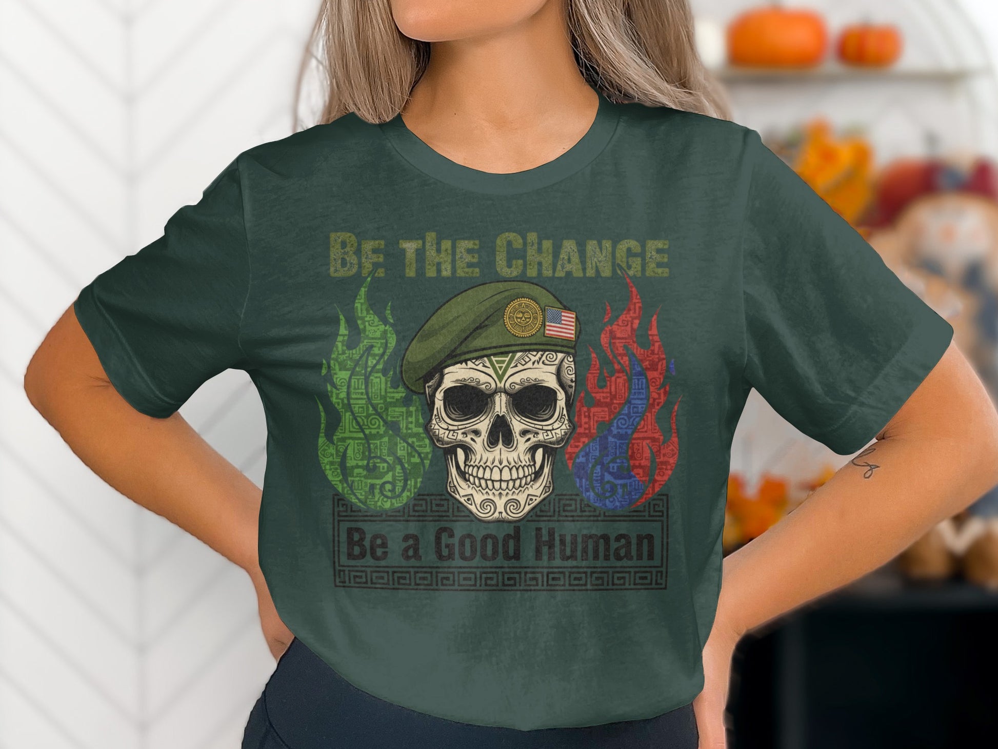 Be The Change Be a Good Human Tee