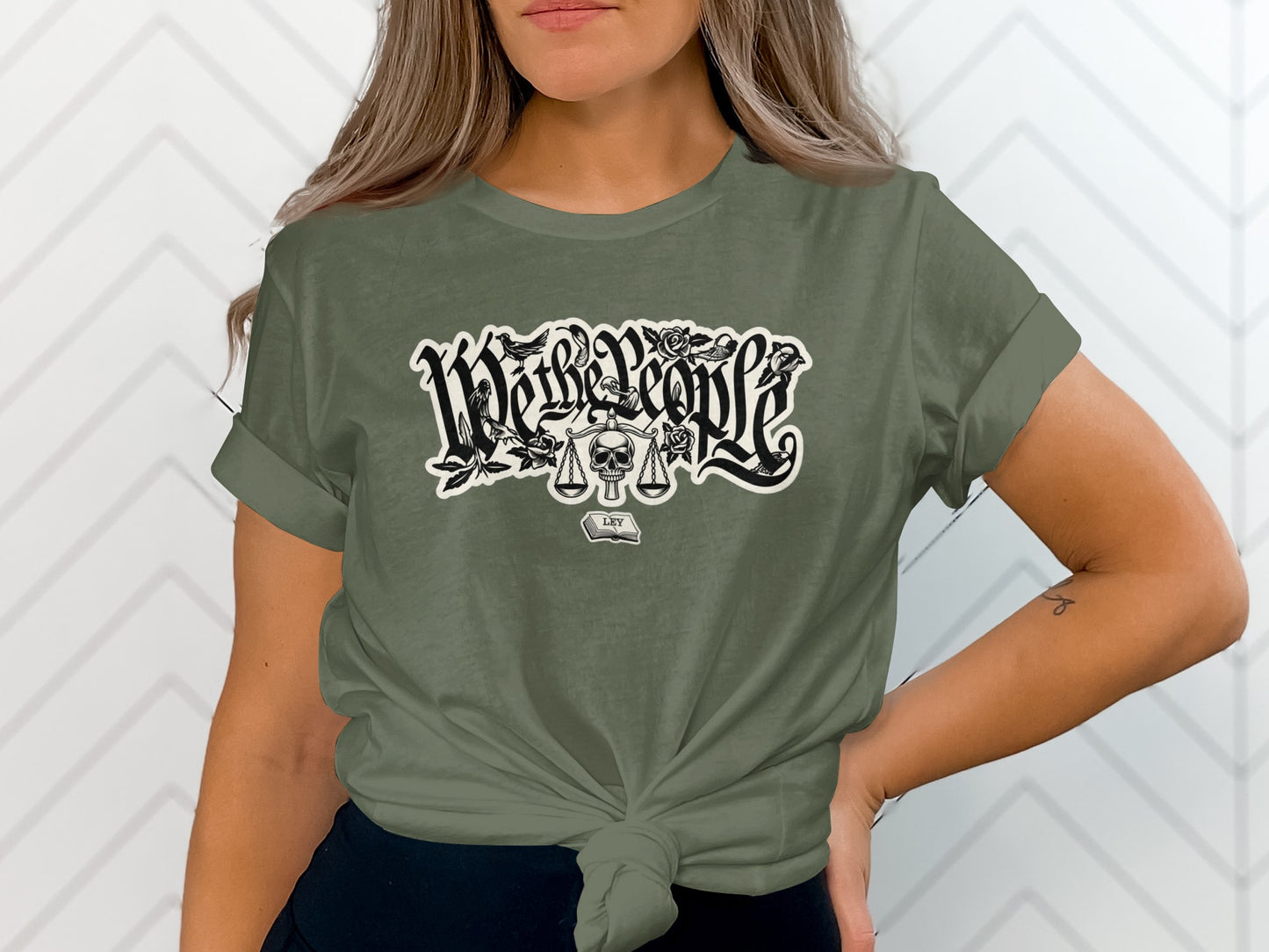 We the People Graphic Design T-shirt for Women