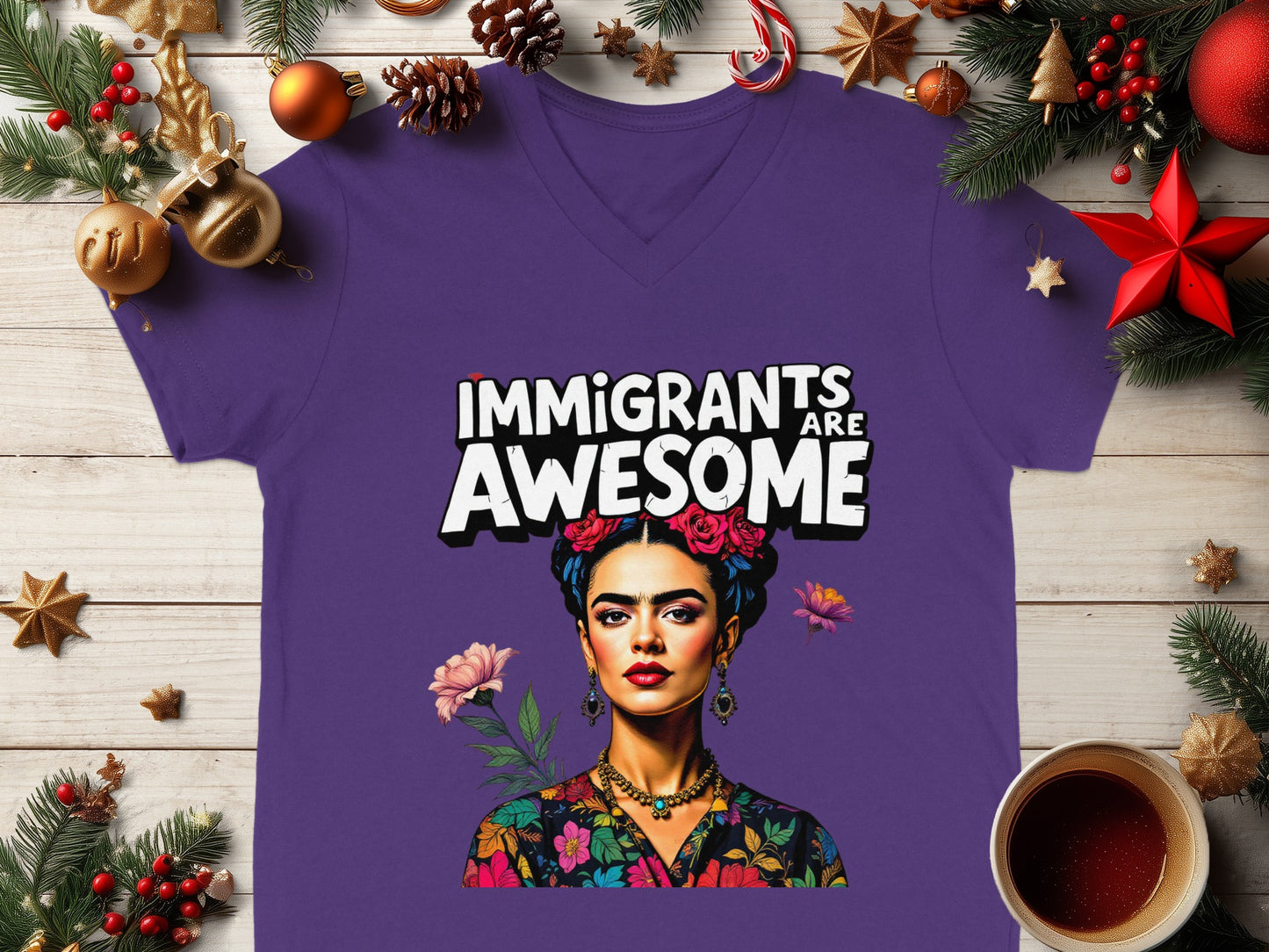 Immigrants Are Awesome Inspirational Unisex T-Shirt