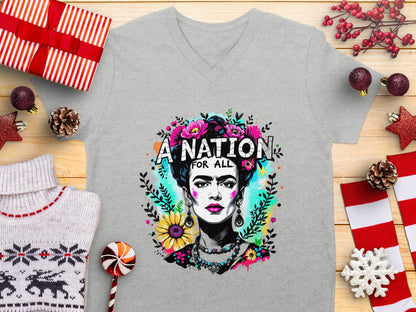 A Nation For All Graphic Tee for Unique Style