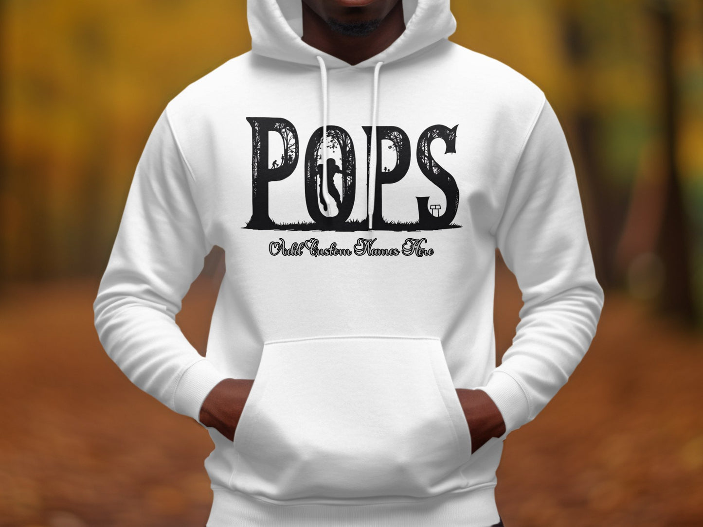Unique Pops Statement White Hooded Sweatshirt product