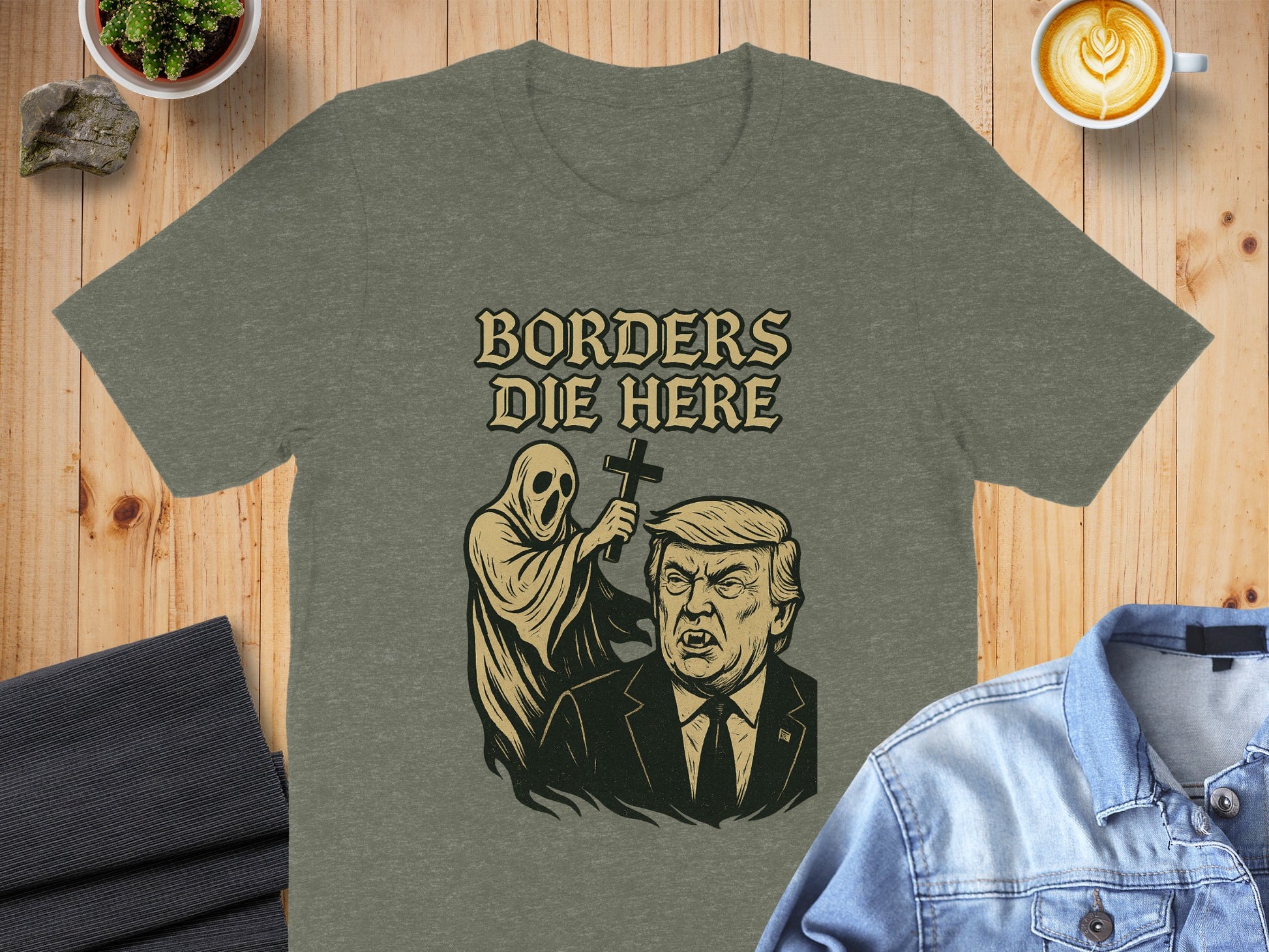 Borders Die Here Graphic T-Shirt Product