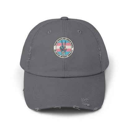 Trans Rights Are Human Rights Distressed Hat product