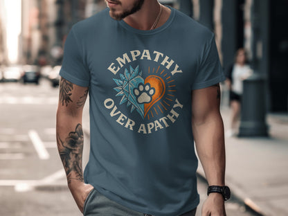 Empathy Over Apathy Graphic Men's T-Shirt