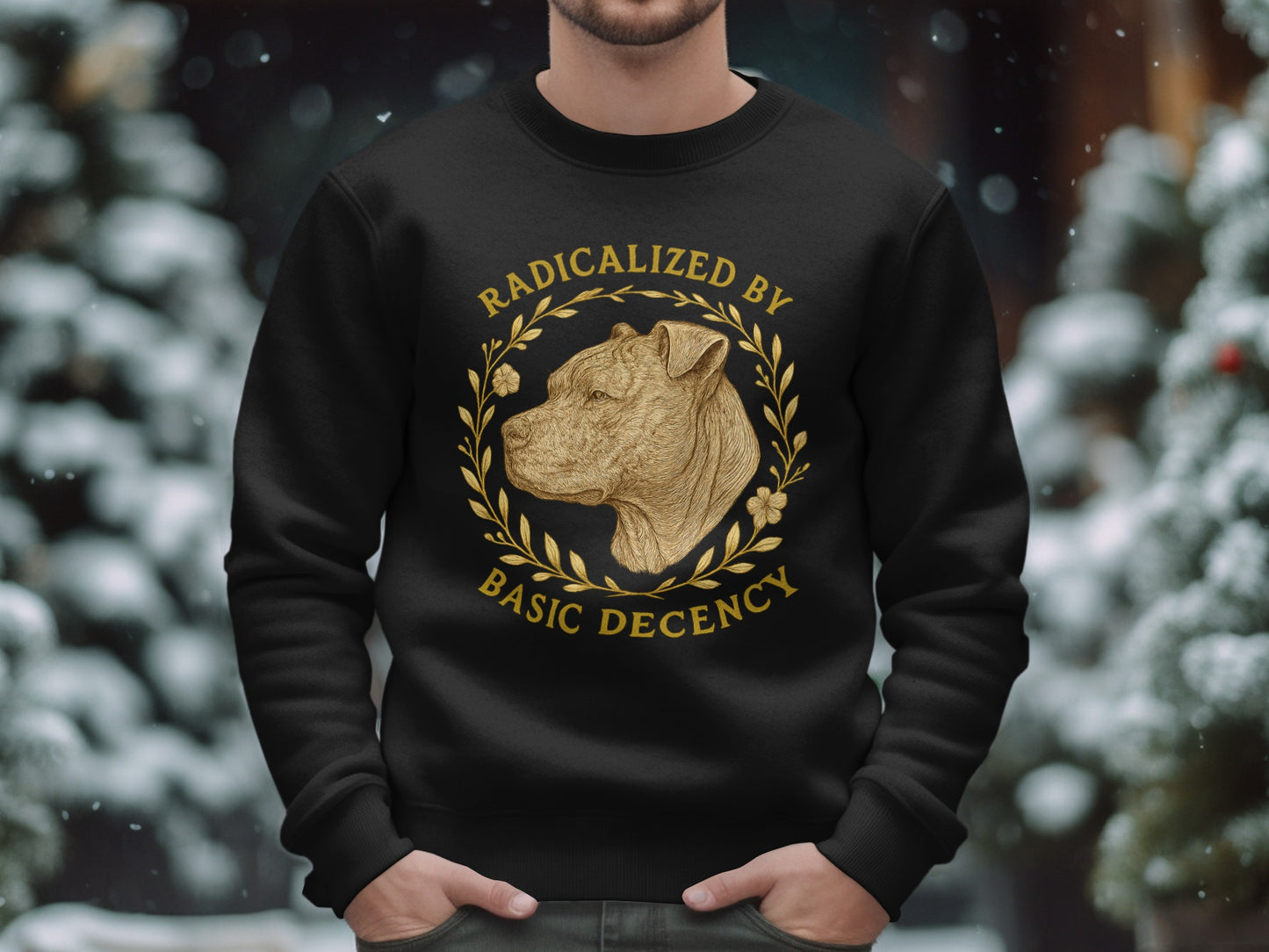 Radicalized By Basic Decency Sweatshirt product